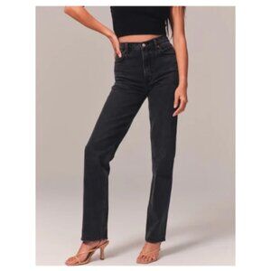 Abercombie and Fitch The 90’s Straight Ultra High Rise